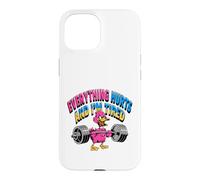 Carcasa para iPhone 15 Todo me Duele, Estoy Cansado, Divertido Pato de Gimnasio