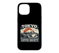 Carcasa para iPhone 15 Tokyo Coffee Club Café Japonés Amante Café Retro