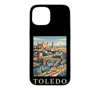 Carcasa para iPhone 15 Toledo España Ciudad Histórica Puesta del Sol Arte Escéni