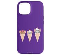 Carcasa para iPhone 15 Tom and Jerry Cherry on Top