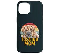 Carcasa para iPhone 15 TOSA Inu Mastín Perro Mamá Retro Mis Perros Son Mi Cardio