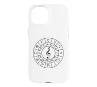 Carcasa para iPhone 15 Treble Clef Circle of Fifths - Camiseta de Regalo para músico