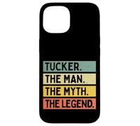 Carcasa para iPhone 15 Tucker The Man The Myth The Legend - Cita Personalizada Divertida