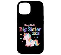 Carcasa para iPhone 15 Unicornio tachado para Hermana Mayor 2026