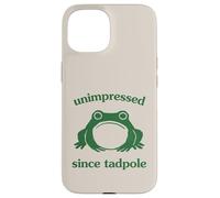 Carcasa para iPhone 15 Unimpressed Since Tadpole Funny Frog Silly Graphic