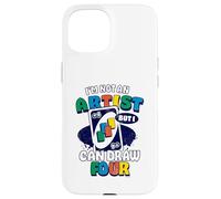 Carcasa para iPhone 15 Uno - No Soy un Artista Pero Puedo Dibujar Cuatro