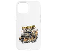 Carcasa para iPhone 15 Urban Street Power Machine Performance Obra de Arte
