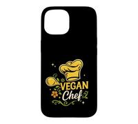 Carcasa para iPhone 15 Vegan Chef para Cocina Vegana y nutrición basada en Plantas