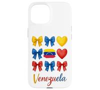 Carcasa para iPhone 15 Venezuela Mes de la Herencia Hispana Arco Bandera Venezolana Niñas