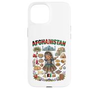 Carcasa para iPhone 15 Vestido Tradicional de Princesa afgana para niños