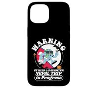 Carcasa para iPhone 15 Viaje de Padre e Hija en Progreso Nepal Travel Matching