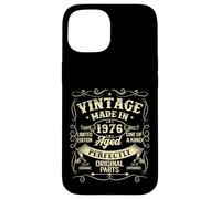 Carcasa para iPhone 15 Vintage 1976 Made Or Born In 1976 Original Parts Birthday