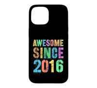 Carcasa para iPhone 15 Vintage Impresionante Desde 2016 10th Birthday Boy Girl My Décimo