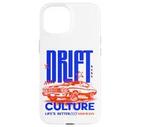 Carcasa para iPhone 15 Vintage Retro clásico Muscle American Car USA Drift Culture