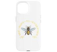 Carcasa para iPhone 15 Vintage Retro Save The Bees Honeybee Bee Kind to Everyone