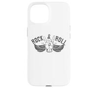 Carcasa para iPhone 15 Vintage Retro Style Playing Music Guitar Forever Rock N Roll