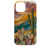 Carcasa para iPhone 15 Vitral Cactus Artful Trendy