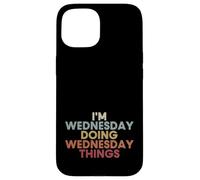 Carcasa para iPhone 15 Wednesday Name Wednesday Personalized Name First Given
