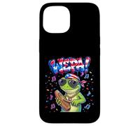 Carcasa para iPhone 15 Wepa Coqui Frog Puerto Rico Flag Güiro Music