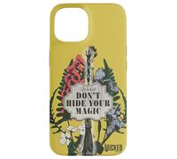 Carcasa para iPhone 15 Wicked Don’t Hide Your Magic Floral Broom
