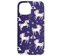 Carcasa para iPhone 15 Womens Kids Girls Pretty Unicorn Pattern