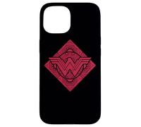 Carcasa para iPhone 15 Wonder Woman Movie Logo with Geometric Suns