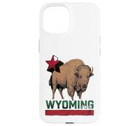 Carcasa para iPhone 15 Wyoming Cowboy State Buffalo - Camiseta Vintage