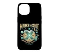 Carcasa para iPhone 15 X Marks The Spot Adventure Espera Tesoro Digital náutico
