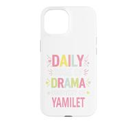 Carcasa para iPhone 15 Yamilet Personalized Name Funny Cute Custom Yamilet Name