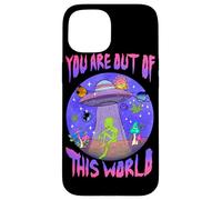 Carcasa para iPhone 15 You Are Cosmic Alien UFO Diseño Gráfico