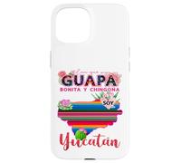 Carcasa para iPhone 15 Yucatán México Souvenir Mexicana Guapa Bonita Chingona