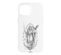 Carcasa para iPhone 15 Zeus Dios Griego Trueno Rayo Águila Mitología Obra De Arte