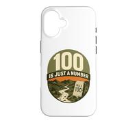 Carcasa para iPhone 16 100 es Solo un número de Ultramarathon Trail Badge