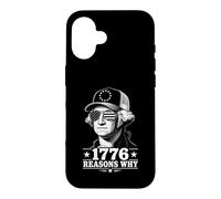 Carcasa para iPhone 16 1776 Razones por Las Que es Divertido 4 de Julio George Washington