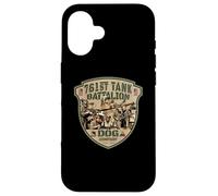Carcasa para iPhone 16 761 ° Batallón de Tanques Tributo Vintage Dog Company WW2 Heroes