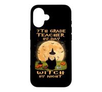 Carcasa para iPhone 16 7th Grade Teacher by Day Witch by Night Halloween Costume
