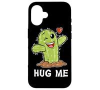 Carcasa para iPhone 16 Abrazos Gratis Hug Me Cacti Cactus espinoso No es un