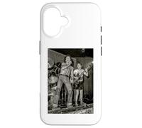 Carcasa para iPhone 16 ACDC Live Bon Scott & Angus Young por Dick Barnatt
