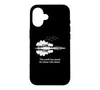 Carcasa para iPhone 16 Acoustic Guitar Earth Has Music For Those Who Listen