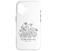 Carcasa para iPhone 16 Actúa con Justicia y ama a los Hombres y Mujeres Cristianos aman a Dios y a Jesús