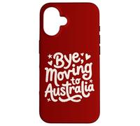 Carcasa para iPhone 16 Adiós, Mudarse a Australia