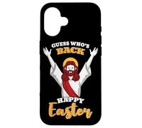 Carcasa para iPhone 16 Adivina quién ha Vuelto Feliz Pascua es sobre Jesús