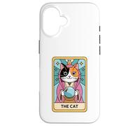 Carcasa para iPhone 16 Adivino Calico Cat The Cat Tarot Card