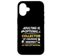Carcasa para iPhone 16 Adulting is Optional Funny Collector Infancia Kidults
