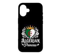 Carcasa para iPhone 16 Algerian Princess Algeria Flag Proud Algerian Girl