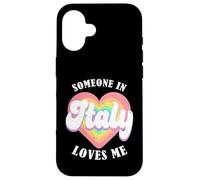 Carcasa para iPhone 16 Alguien En Italia Me Quiere Orgulloso Italiano Italia