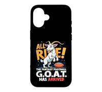 Carcasa para iPhone 16 All Rise The Fantasy Football Goat Has Arrived Men Women