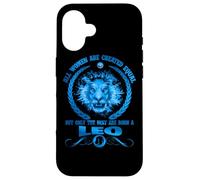 Carcasa para iPhone 16 All Women Are Born A Leo Zodiac Funny July August Birthday