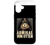 Carcasa para iPhone 16 Almirante Von Otten Nutria Lindo Amante Animal Nutria