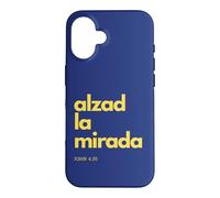 Carcasa para iPhone 16 Alzad La Mirada Cristiana Católica Fe Esperanza